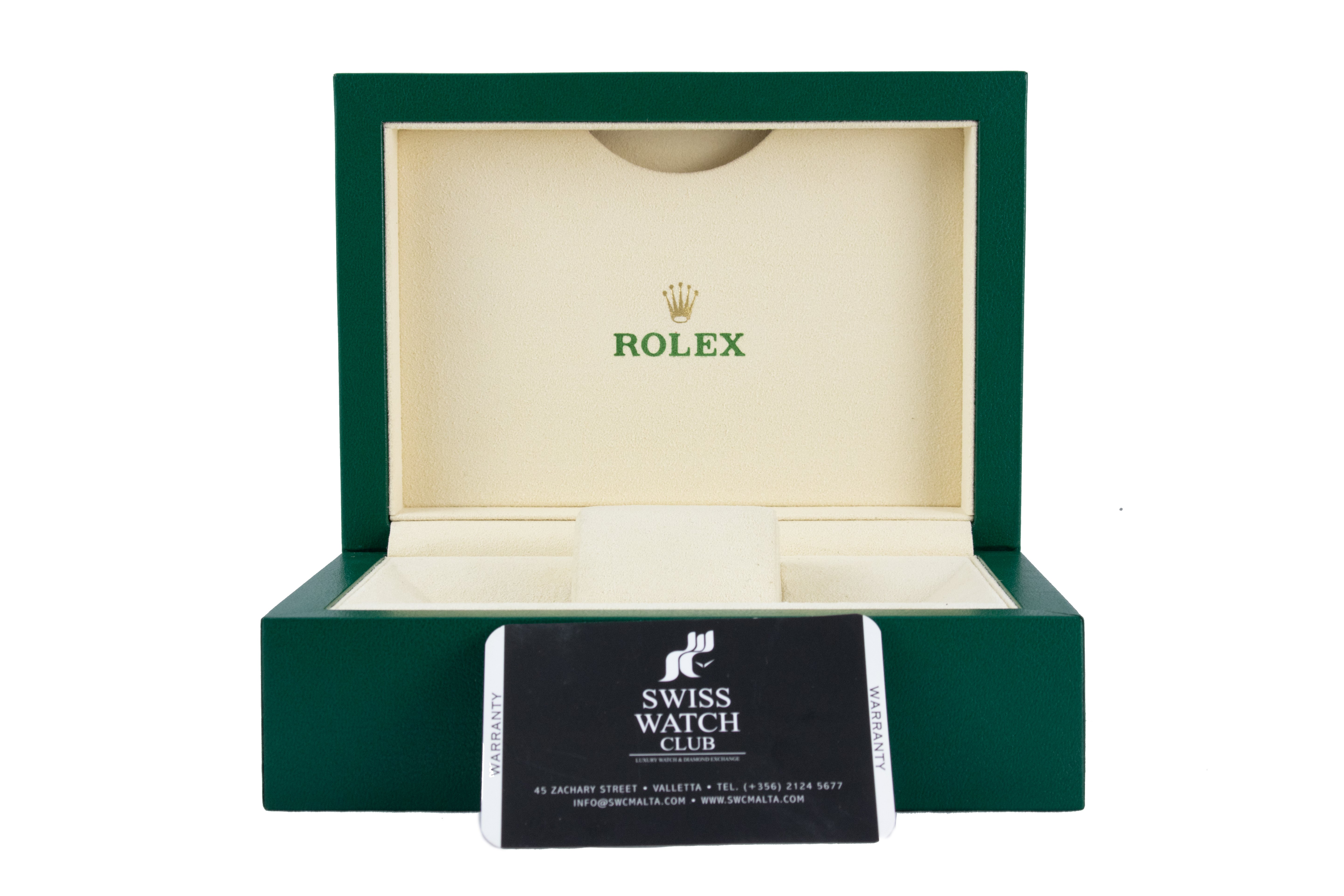 New rolex outlet box