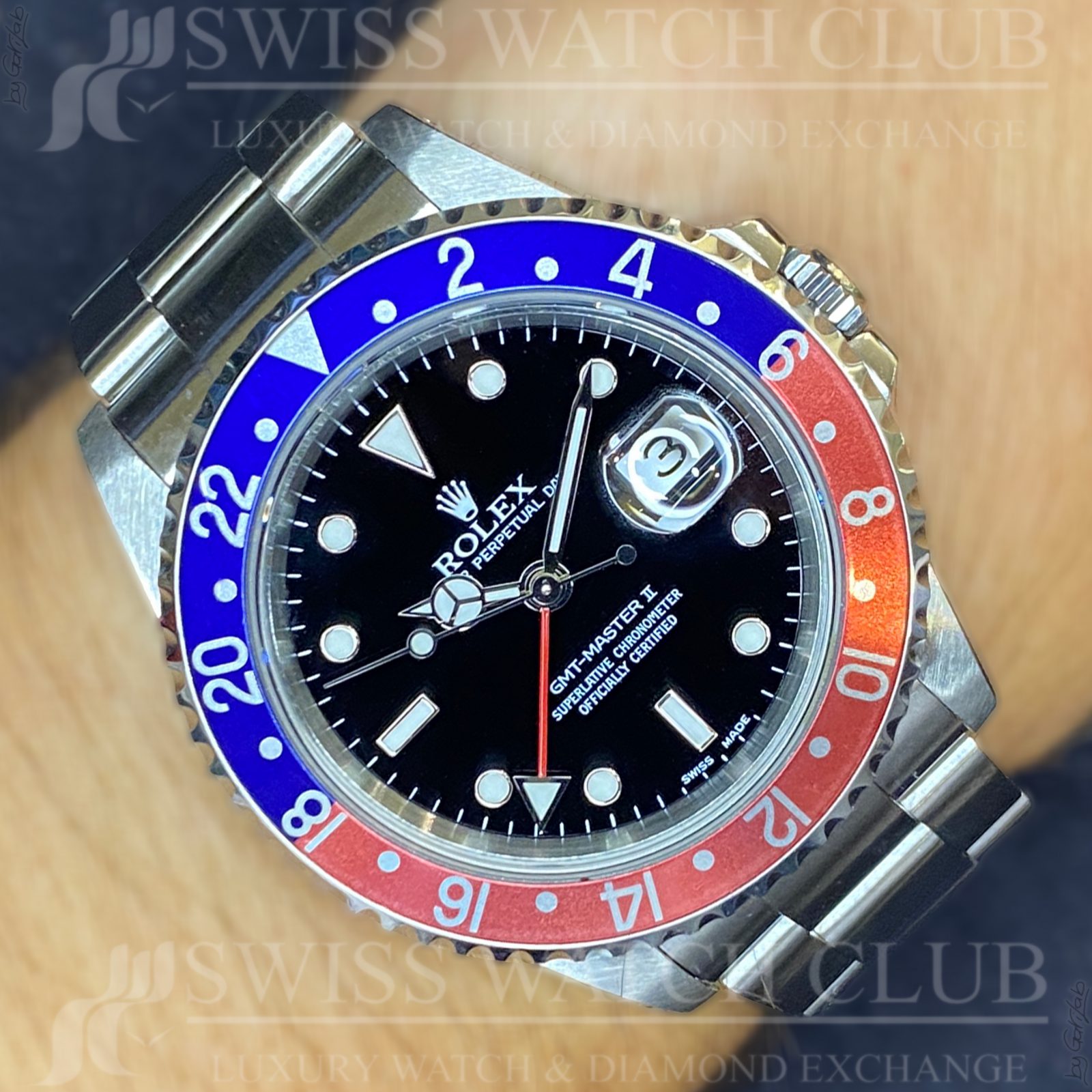 Rolex GMT-Master II 40mm 16710 - Swiss Watch Club